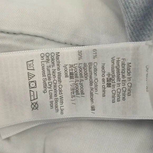 Madewell The Harlow Wide-Leg Trouser Jeans Airy Denim Tencel Light Blue 27 NWT - Picture 9 of 16